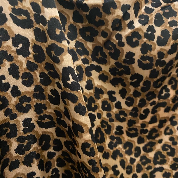 Forever 21 leopard satin cami blouse bodysuit - Picture 3 of 4